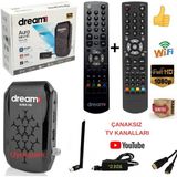 Uydupark Dreamstar Aura Yedek Kumandalı Next Wifi Antenli Çanaklı Çanaksız Mini Full Hd Uydu Alıcısı Uydupark Güvencesiyle