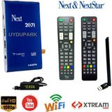 Uydupark Next 2071 Full HD Mini Uydu Alıcısı Wifi'li Ethernet Girişli Yedek Kumanda ile Uyumlu