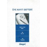 Üye Kayıt Defteri 40 Yap. Karton Kapak Özkan 6 Adet