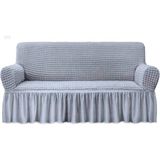 Uygar Home Bürümcük Lastikli Kanepe Örtüsü Likralı Koltuk Örtüsü Tek 3lü Çekyat Örtüsü Gri - Açık Pembe - 100 x 110 cm