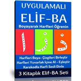 Uygulamalı Elif-Ba Etkinlik Kitap Seti (3 Modüler Kitap) - Enine Boyuna Eğitim