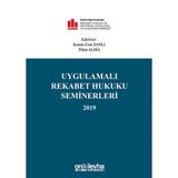 Uygulamalı Rekabet Hukuku Seminerleri 2019 (Kapak değişebilir)