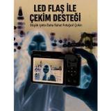 uygun Beyaz 4K Video Kayıtlı 48 MP Dijital Fotoğraf Makinesi Otomatik Odaklama popüler