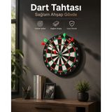 uygun Duvara Monte Sağlam Ahşap Gövdeli Dart Tahtası Ev ve Oyun Alanları İçin 17 İnç popül