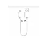 UYGUN ELEKTRONİK 27W USB to Lightning Araç İçi Şarj Kablosu 30 cm Kısa İphone 7 8 X 11 12 13 14 Pro/max uyumlu