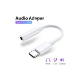 UYGUN ELEKTRONİK Type-c (USB C) to 3.5mm Aux Dönüştürücü Adaptör Kulaklık Dönüştürücü Beyaz