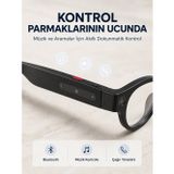 uygun Siyah Kameralı Akıllı Gözlük AI Görüntü Tanıma Bluetooth Müzik Telefon Görüşme Do