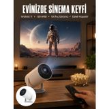 uygun USB ve Kablosuz Bağlantı Özellikli 5000 Saat Ampul Ömürlü Projeksiyon Yeni Nesil popüle
