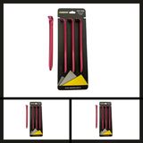 Uyguna-Yakala 16 Cm Kirmizi 4 Adet Alpinist Aluminyum 6061 Cadir Kazigi-Dır.091
