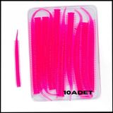 Uyguna-Yakala 1G 70Mm -10 Adet Silikon Kurt Yem - Karides Kokulu- Pembe Parıltı-1074-Png