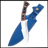 Uyguna-Yakala 28 Cm - Deri Taşıma Kılıflı -Kamp Bıçağı - Av Bıçağı -Bıc.020