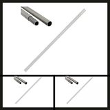 Uyguna-Yakala 50*9.5 Mm 2 Adet Alpinist Aluminyum Cadir (Polu)Cubugu-Dır.094