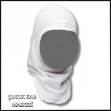 Uyguna-Yakala Çocuk Kar Maskesi - Beyaz-1016-B