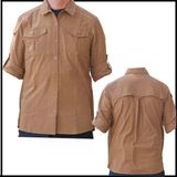 Uyguna-Yakala Erkek Gömleği Camel Outdoor-Lek.084