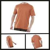 Uyguna-Yakala Kiremit (600616) Alpinist Lucid Erkek Pamuklu T-Shirt-Tsh.451