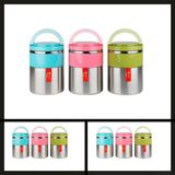Uyguna-Yakala Pembe Png-1302 Inox Ciftli Yemek Termosu-Erm.097
