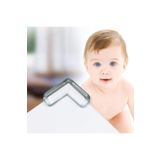 UygunHomes Bebek Çocuk Güvenlik Sivri Köşe Koruyucu 4 Adet Silikon Sehpa - Masa - Zigon Koruyucu