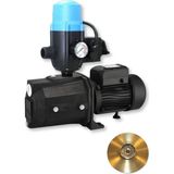 Uygunland M80 Bakır Sargılı Set Hidrofor Otomatik Su Pompası 1 Hp 1 Parmak Seviye Kontrol Cihazı Otomatik Aç-Kapa Hidrofor Pompa - 2 L - Mavi