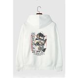 uyguntarz Unisex Osaka Baskılı Kapüşonlu Sweatshirt