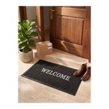 Uygur Home Toz Ve Nem Alıcı Welcome Yazılı Kapı Önü Paspas 45 X75 Pvc Lux Halılı