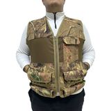 Uyğurca Meşe Desen Avcı Yeleği - 30 Fişek Kapasiteli - 12 Kalibre - Renkli - 2XL
