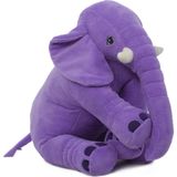 Uyku Arkadaşım Fil - Büyük Yumuşacık Peluş Fil - 85 cm- Sevgiliye HEDİYE Mor