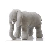 Uyku Arkadaşım Jumbo Fil - Büyük Yumuşacık Peluş Fil- 90 Cm 001 gri