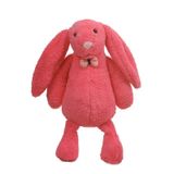 Uyku Arkadaşım PAPYONLU Uzun Kulak Bunny Peluş Tavşan 65 cm Fuşya