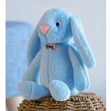 Uyku Arkadaşım PAPYONLU Uzun Kulak Bunny Peluş Tavşan 65 cm Mavi