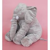 Uyku Arkadaşım Peluş Fil - Büyük Yumuşacık (75 cm)-Sevgiliye HEDİYE Gri