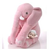 Uyku Arkadaşım Peluş Fil - Büyük Yumuşacık (75 cm)-Sevgiliye HEDİYE Pembe