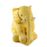 Uyku Arkadaşım Peluş Fil - Büyük Yumuşacık (75 cm)-Sevgiliye HEDİYE Sarı