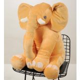 Uyku Arkadaşım Peluş Fil - Büyük Yumuşacık (75 cm)-Sevgiliye HEDİYE Turuncu