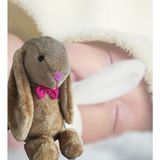 Uyku Arkadaşım Uzun Kulak Bunny Peluş Tavşan 65 cm - Kahverengi
