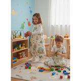 Uyku Tulumu, %100 Doğal Pamuk, Çift Kat Pazen Kumaş, Unisex, 1.0 Tog, 0-6 Ay, Yeşil - -- - Çok Renkli