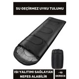 Uyku Tulumu Çift Kaplama Polar Kumaş Kış Çadır Karavan Su Geçirmez Nefes Alabilir -10 Derece