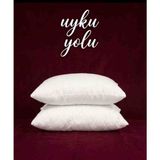 Uyku Yolu 2 Yastık Boncuk Silikon (1kg) - 50 × 70 cm - 02A-Beyaz