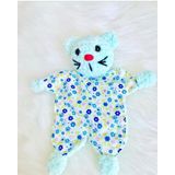 Uykucu Kedicik Uyku Arkadaşı Amigurumi Organik Oyuncak