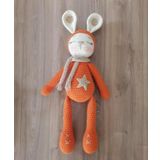 Uykucu Tavşan Uyku Arkadaşı Amigurumi Organik Oyuncak