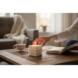 Uykumanya Minik Bubble -%100 Doğal Soya Wax Minimalist Tasarım Mum