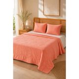 Uykuperest Bloomy Somon Ince Kapitoneli Uyku Seti Tek Kişilik 180X235 - Pudra - Bej