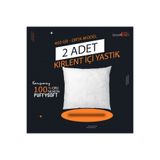 UYKUPEREST Kırlent Içi Yastık Kırlent Yastığı - Orta Model Yastık - 2 Adet 400 gram