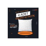 UYKUPEREST Kırlent Içi Yastık Kırlent Yastığı - Yüksek Model Yastık - 4 Adet