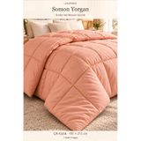 UYKUPEREST Somon Yorgan 195x215 cm Çift Kişilik Microfiber Silikon Dolgulu 4 Mevsim