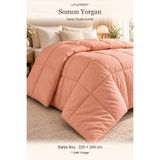 UYKUPEREST Somon Yorgan 220x240 cm Battal Boy Microfiber Silikon Dolgulu 4 Mevsim