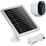 UYODM Arlo Essential Spot Işığı için Güneş Paneli | Hava Koşullarına Dayanıklı, 16,5 Ft Dış Mekan Güç Şarj Kablosu, Ayarlanabilir Montaj | Arlo HD Pro Pro2 Pro3 için Değil - Gümüş