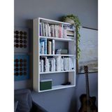 Uysal Furniture Modern Tasarımlı Beyaz 5 Raflı Kitaplık 104 x 55 cm Geniş Depolama Alanı