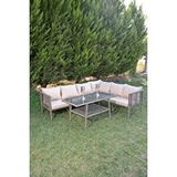 Uysal Garden Defne Köşe Bahçe Balkon Takimi Çim Yeşil