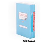 UYSAL Iş Sağlığı Ve Iş Güvenliği Tespit Öneri Defteri 3 Nüsh 50 Yp. (1-50) Numaralı (5 Lİ PAKET)