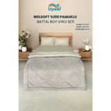 UYSAL WELSOFT AKFİL BATTAL BOY UYKU SETİ 220x240 BEJ